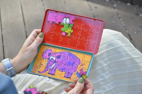 Gra magnetyczna podróżna The Purple Cow - Puzzle