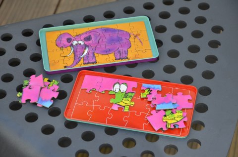 Gra magnetyczna podróżna The Purple Cow - Puzzle