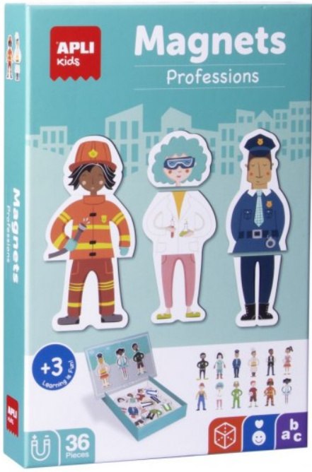 Magnetyczna układanka dla dzieci Apli Kids ZAWODY Magnetyczna układanka dla dzieci Apli Kids ZAWODY