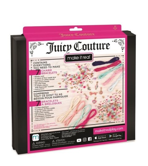 Make it real - Zestaw do tworzenia bransoletek - Juicy Couture x Swarovski