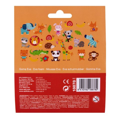 Naklejki z pianki EVA Apli Kids - Zwierzęta 24 szt.