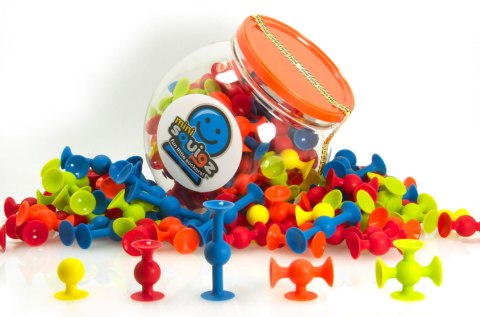 Fat Brain Przyssawki Squigz Mini Klocki 75 el
