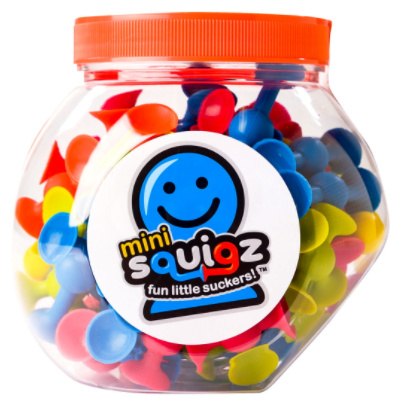 Fat Brain Przyssawki Squigz Mini Klocki 75 el