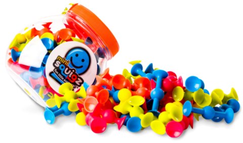 Fat Brain Przyssawki Squigz Mini Klocki 75 el
