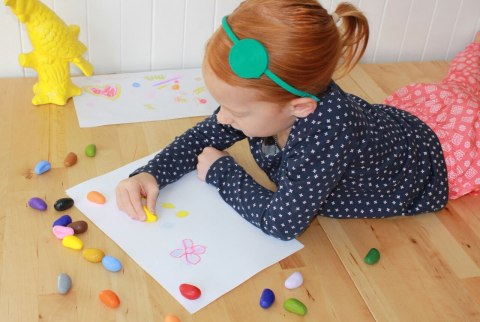 Kredki Crayon Rocks w bawełnianym woreczku - 8 kolorów
