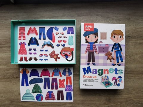 Magnetyczna układanka Apli Kids - Ubieranki