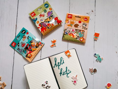 Naklejki z pianki EVA Apli Kids - Zwierzęta 24 szt.