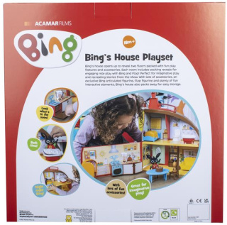BING DUŻY DOMEK PIĘTROWY FIGURKI FLOP BING MEBLE