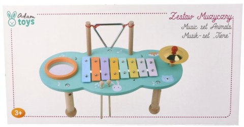 MUZYCZNY STOLIK EDUKACYJNY DLA DZIECI ADAM TOYS 3+