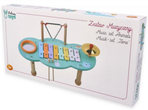 MUZYCZNY STOLIK EDUKACYJNY DLA DZIECI ADAM TOYS 3+