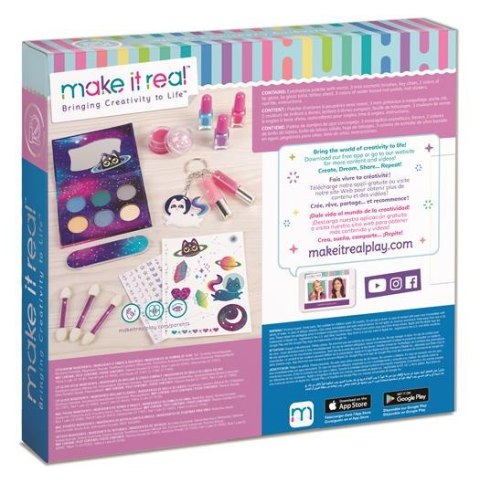 Make it real Zestaw kosmetyczny Galaxy +breloczek