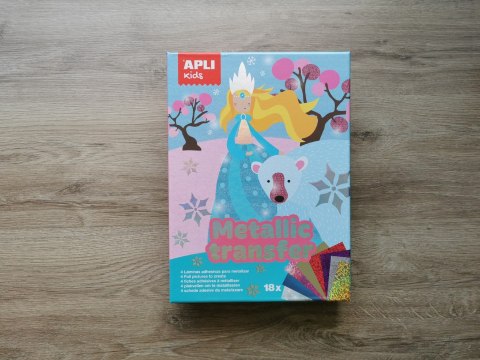 Zestaw artystyczny kalkomanii z folią Apli Kids Księżniczki