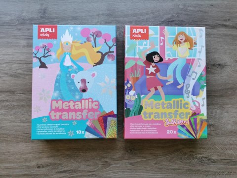 Zestaw artystyczny kalkomanii z folią Apli Kids Księżniczki