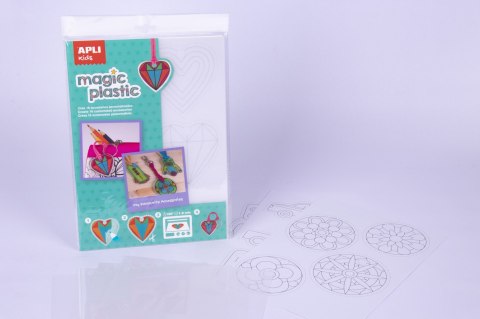 Magiczny plastik przezroczysty Apli Kids 4 arkusze Magiczny plastik przezroczysty Apli Kids 4 arkusze