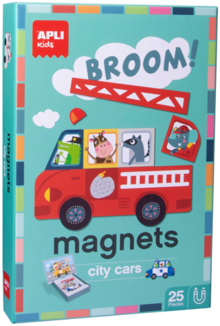Magnetyczna układanka Apli Kids - Pojazdy