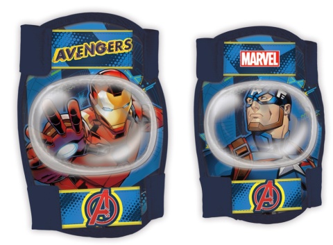 KASK NA ROWER RĘKAWICZKI OCHRANIACZE AVENGERS