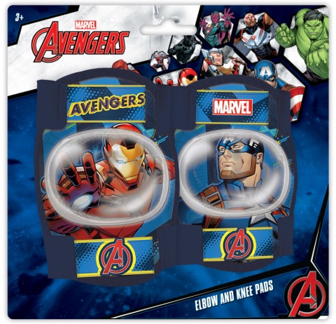 KASK NA ROWER RĘKAWICZKI OCHRANIACZE AVENGERS