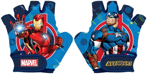 KASK NA ROWER RĘKAWICZKI OCHRANIACZE AVENGERS