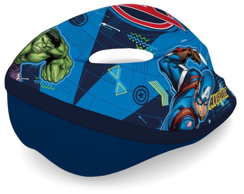 KASK NA ROWER RĘKAWICZKI OCHRANIACZE AVENGERS