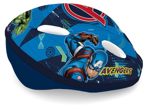 KASK NA ROWER RĘKAWICZKI OCHRANIACZE AVENGERS