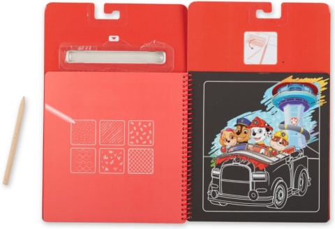 Wydrapywanka zdrapka z szablonem PSI PATROL