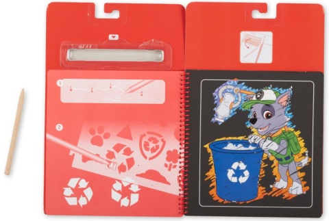 Wydrapywanka zdrapka z szablonem PSI PATROL