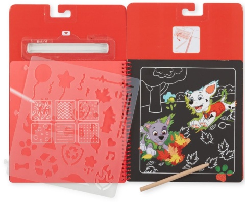 Wydrapywanka zdrapka z szablonem PSI PATROL