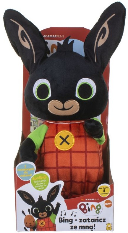 BING ROZTAŃCZONY KRÓLIK INTERAKTYWNA PRZYTULANKA