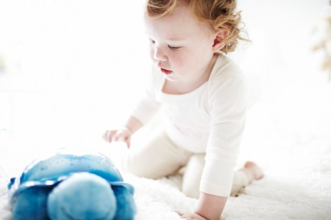 Cloud B CLTT-7323-BL Lampka nocna żółw magiczne 8 konstelacji NIEBIESKI