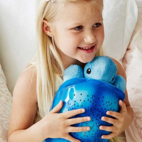 Cloud B CLTT-7323-BL Lampka nocna żółw magiczne 8 konstelacji NIEBIESKI