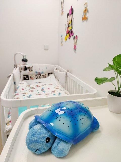 Cloud B CLTT-7323-BL Lampka nocna żółw magiczne 8 konstelacji NIEBIESKI