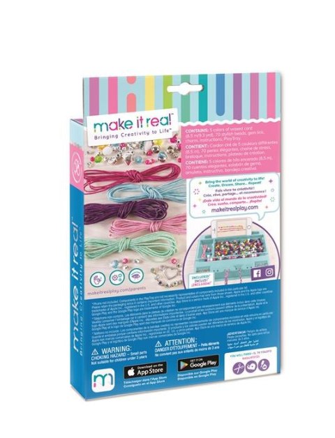 Make it Real Zestaw do tworzenia bransoletek Rainbow Bling