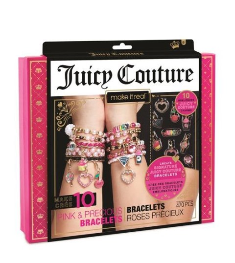 Make it real - Zestaw do tworzenia bransoletek - Juicy Couture Pink and Precious