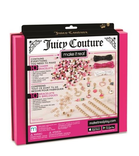 Make it real - Zestaw do tworzenia bransoletek - Juicy Couture Pink and Precious