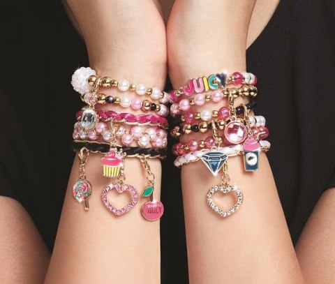 Make it real - Zestaw do tworzenia bransoletek - Juicy Couture Pink and Precious