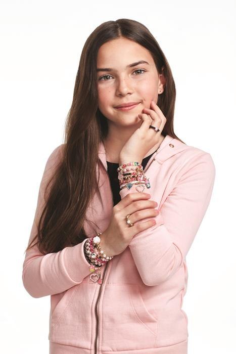 Make it real - Zestaw do tworzenia bransoletek - Juicy Couture Pink and Precious