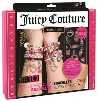 Make it real - Zestaw do tworzenia bransoletek - Juicy Couture Pink and Precious