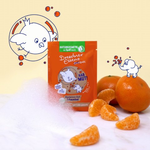 PŁYN DO KĄPIELI DLA DZIECI POMARAŃCZOWY 40ml DRESDNER