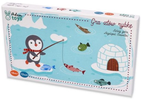 ADAM TOYS GRA MAGNETYCZNA PINGWIN NA RYBACH RYBKI