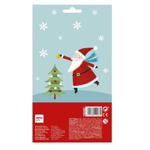 Świąteczne naklejki Apli Kids - Santa Claus Świąteczne naklejki Apli Kids - Santa Claus