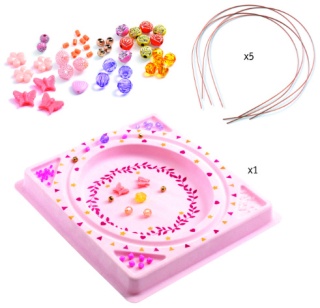 DJECO ZESTAW DO TWORZENIA TIAR TIARY OPASKI