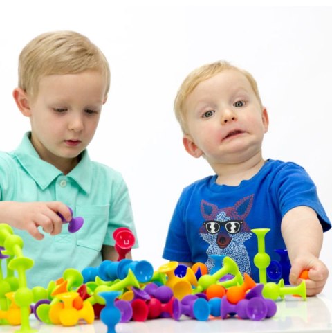FAT BRAIN PRZYSSAWKI KLOCKI Squigz ZESTAW 22 SZT