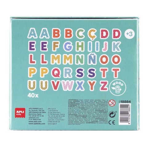 Magnesy drewniane Apli Kids - Litery Magnesy drewniane Apli Kids - Litery