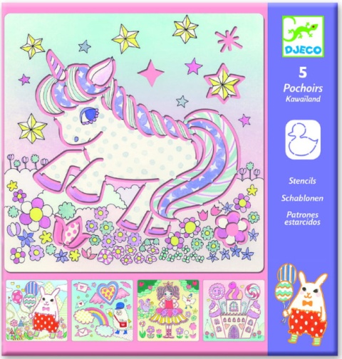 SZABLONY DO ODRYSOWYWANIA JEDNOROŻCE DJECO