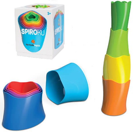 FAT BRAIN TOYS WIEŻA SENSORYCZNA PIRAMIDA SpiroKu