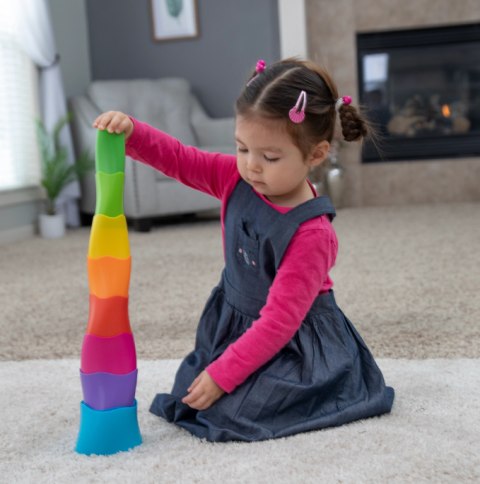 FAT BRAIN TOYS WIEŻA SENSORYCZNA PIRAMIDA SpiroKu