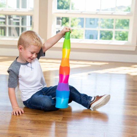 FAT BRAIN TOYS WIEŻA SENSORYCZNA PIRAMIDA SpiroKu