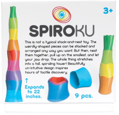 FAT BRAIN TOYS WIEŻA SENSORYCZNA PIRAMIDA SpiroKu