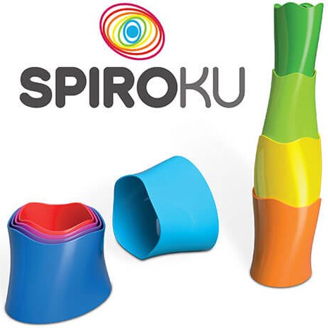 FAT BRAIN TOYS WIEŻA SENSORYCZNA PIRAMIDA SpiroKu