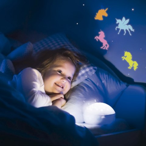 Fluorescencyjne naklejki Apli Kids - Jednorożce 12 sztuk